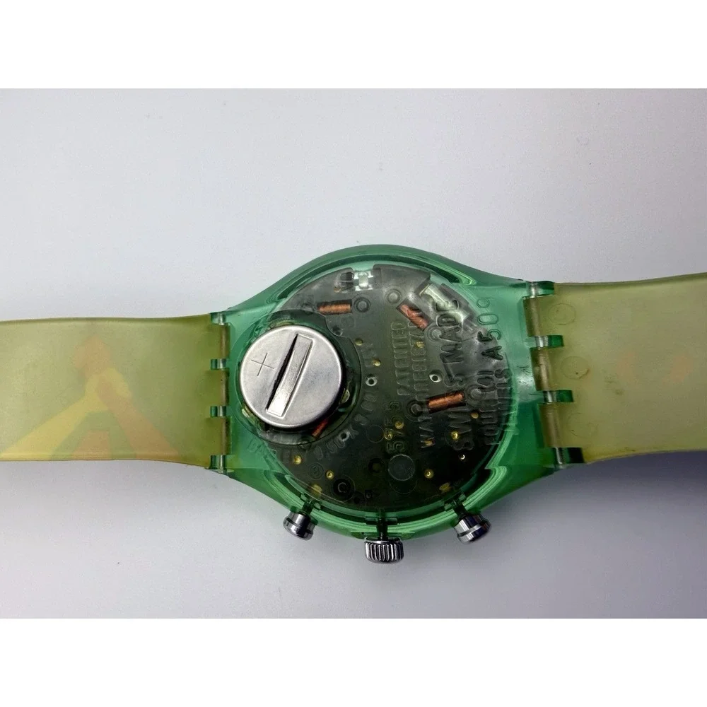 SWATCH WATCH UN UNITED NATIONS CHRONOGRAPH  50 ANNIVERSARY WRISTWATCH SWISS 1990